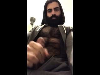 hairy men jack off