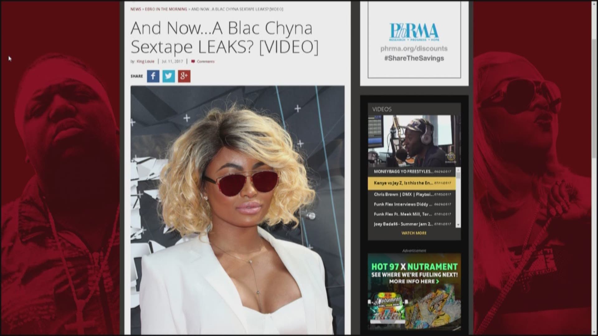 chaz snow recommends Blacc Chyna Sextape