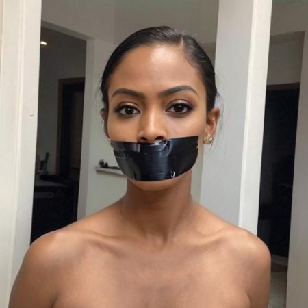 adam twist add photo tape gagged bdsm