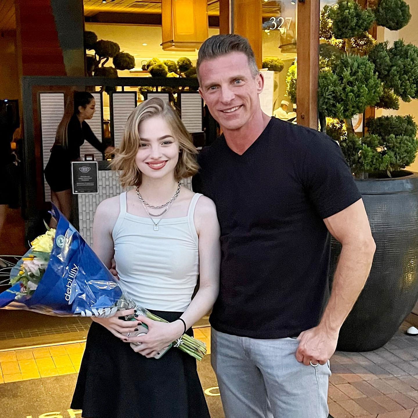 allan dickins add mckenna grace burton photo