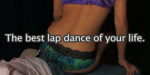 lap dance in panties