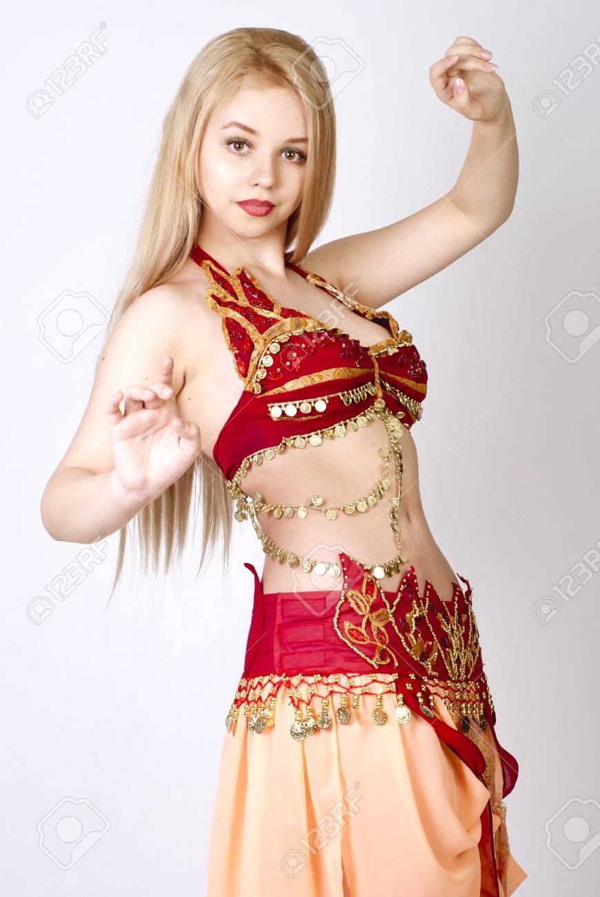 dan woerner add blonde belly dance photo