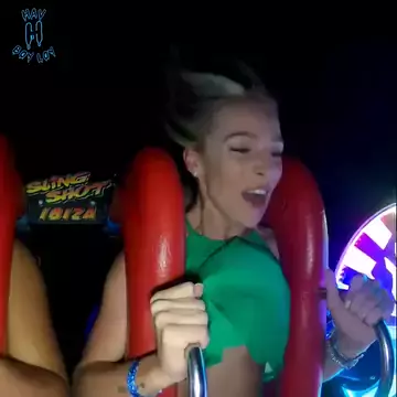 clair stephenson add slingshot ride nipple slip photo