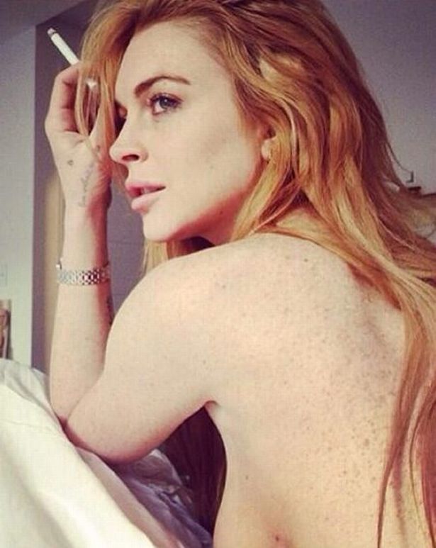 naked photos of lindsay lohan