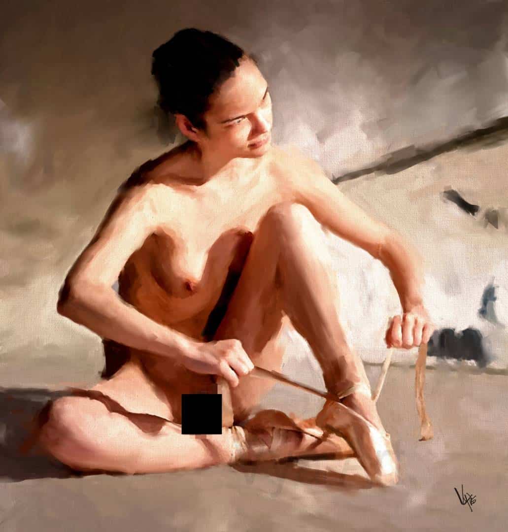 nude women at home