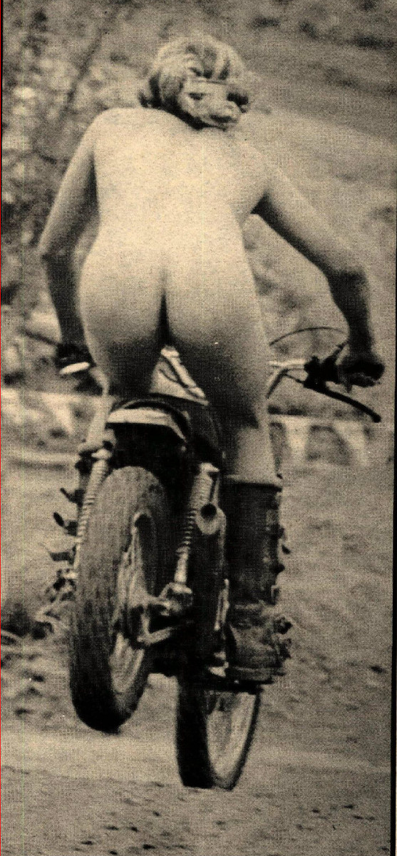 naked chicks on dirt bikes