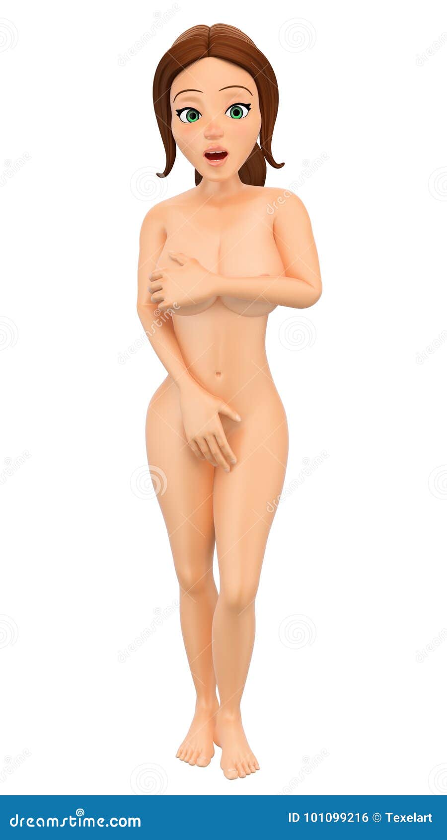 3d women nude