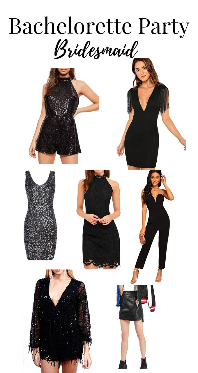 little black dress bachelorette