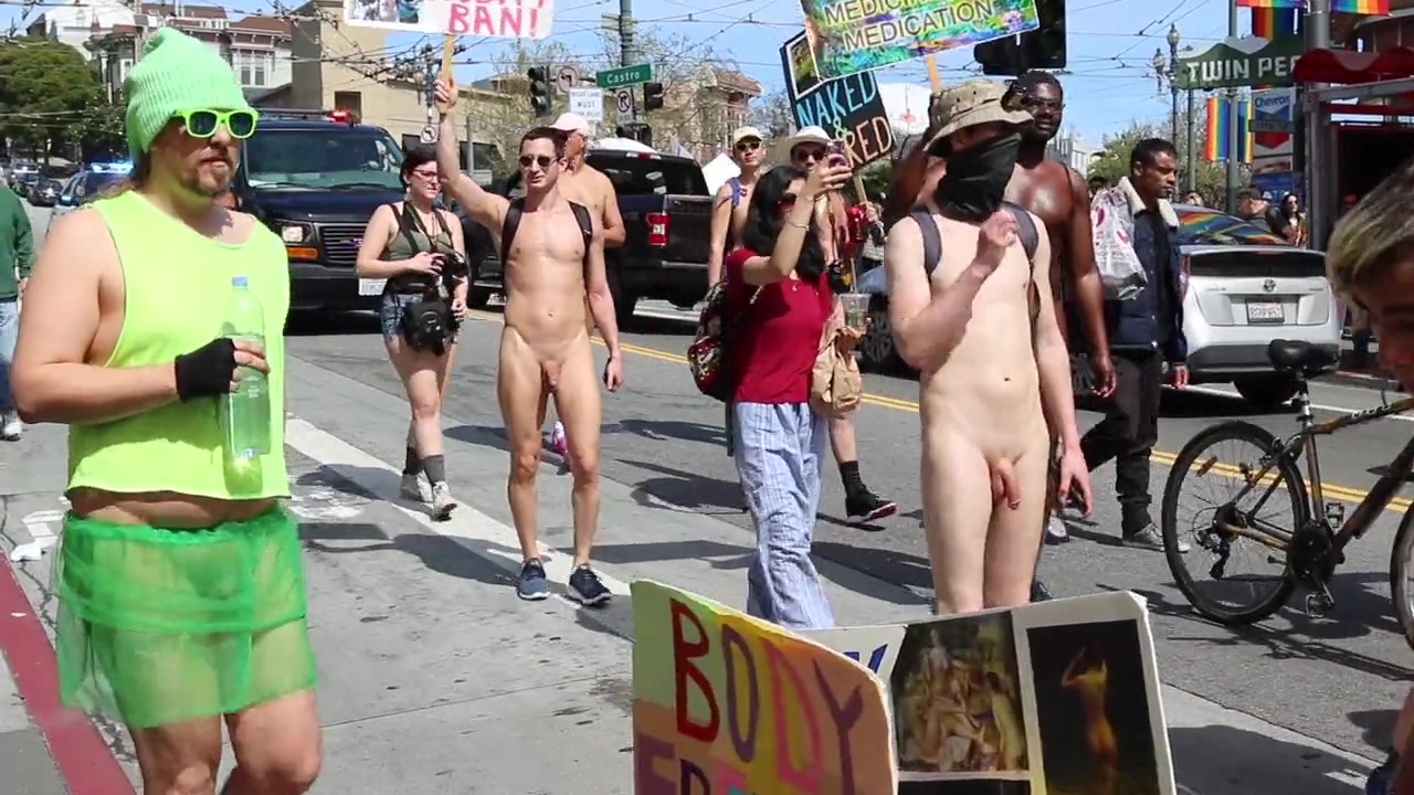 nude parade