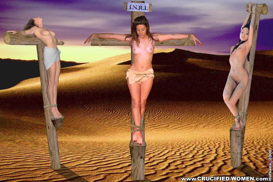 amanda soanes recommends nude women crucified pic