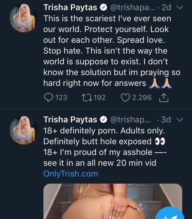 trisha paytas po rn