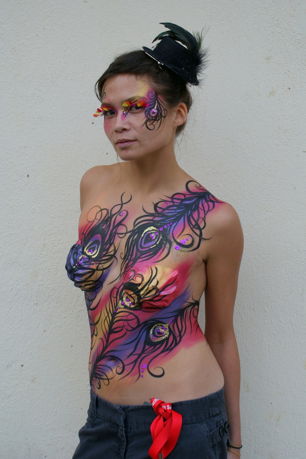 caroline shipman add body paint tits photo