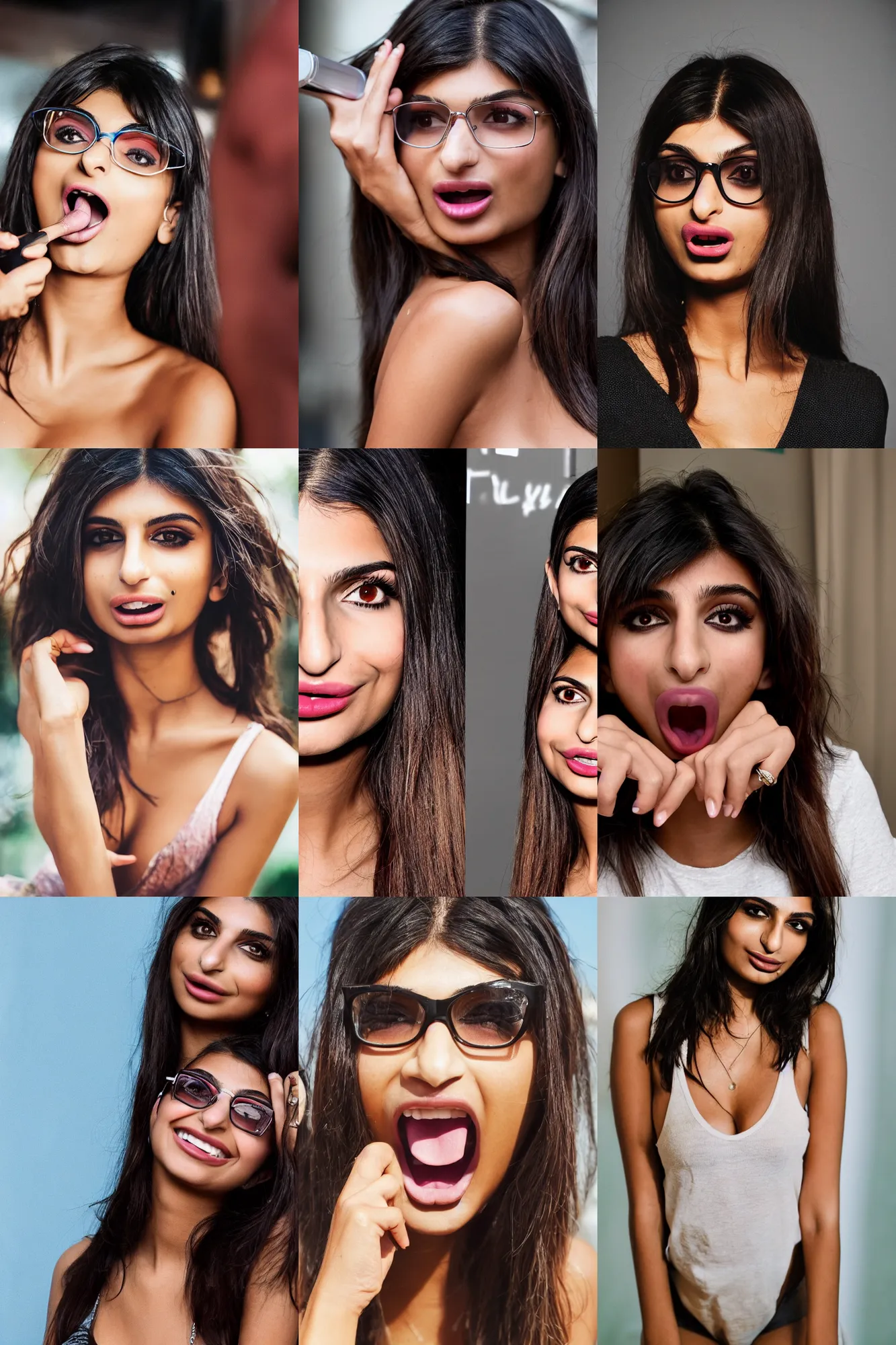 divya vora share mia khalifa mouth photos