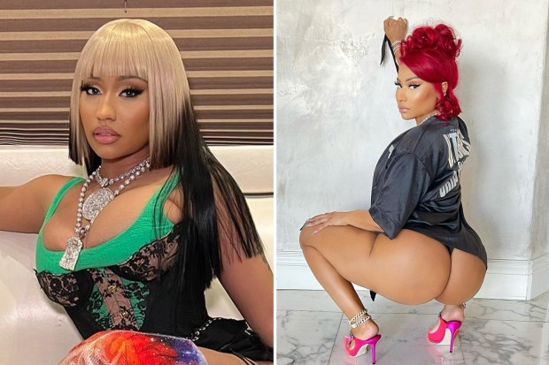 Nicki Minaj Thong interracial frottage