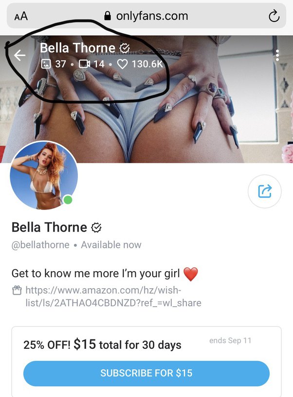 andre opperman recommends Bella Thorne Onlyfans Video