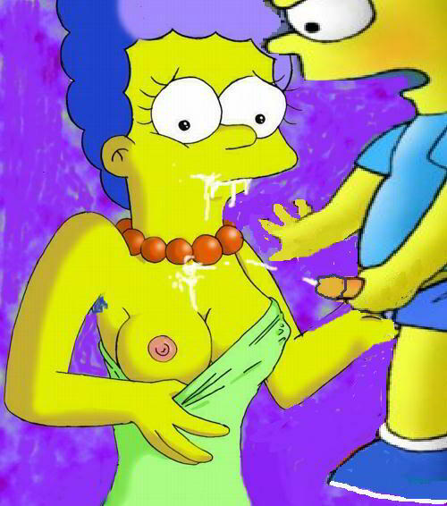 Marge Simpson Sucks Cock sex ts