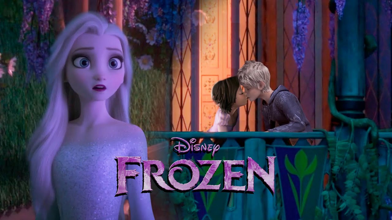 donald yang tercampakkan add elsa and jack frost kissing photo