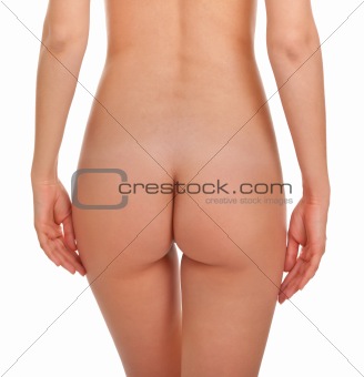 female naked buttocks