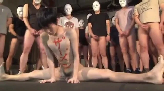 Best of Gay asian bukkake