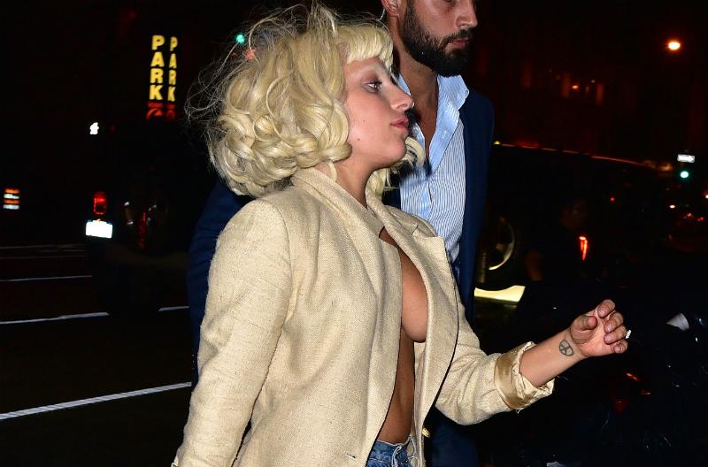 Best of Lady gaga naked boobs