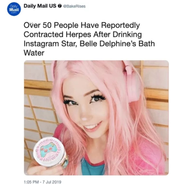 ace bist recommends Belle Delphine Spread