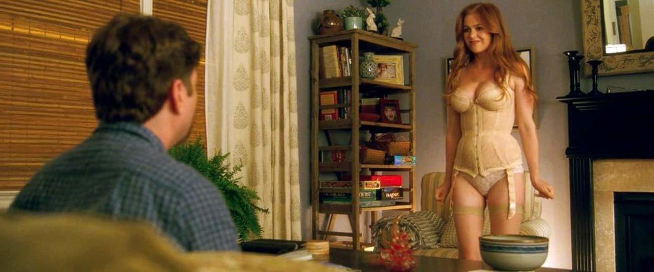 Isla Fisher Naked skirt on