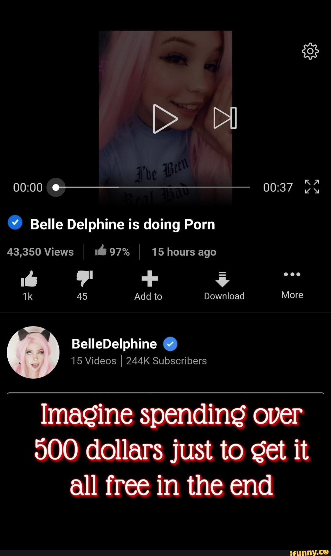 cj apple recommends belledelphine free pic