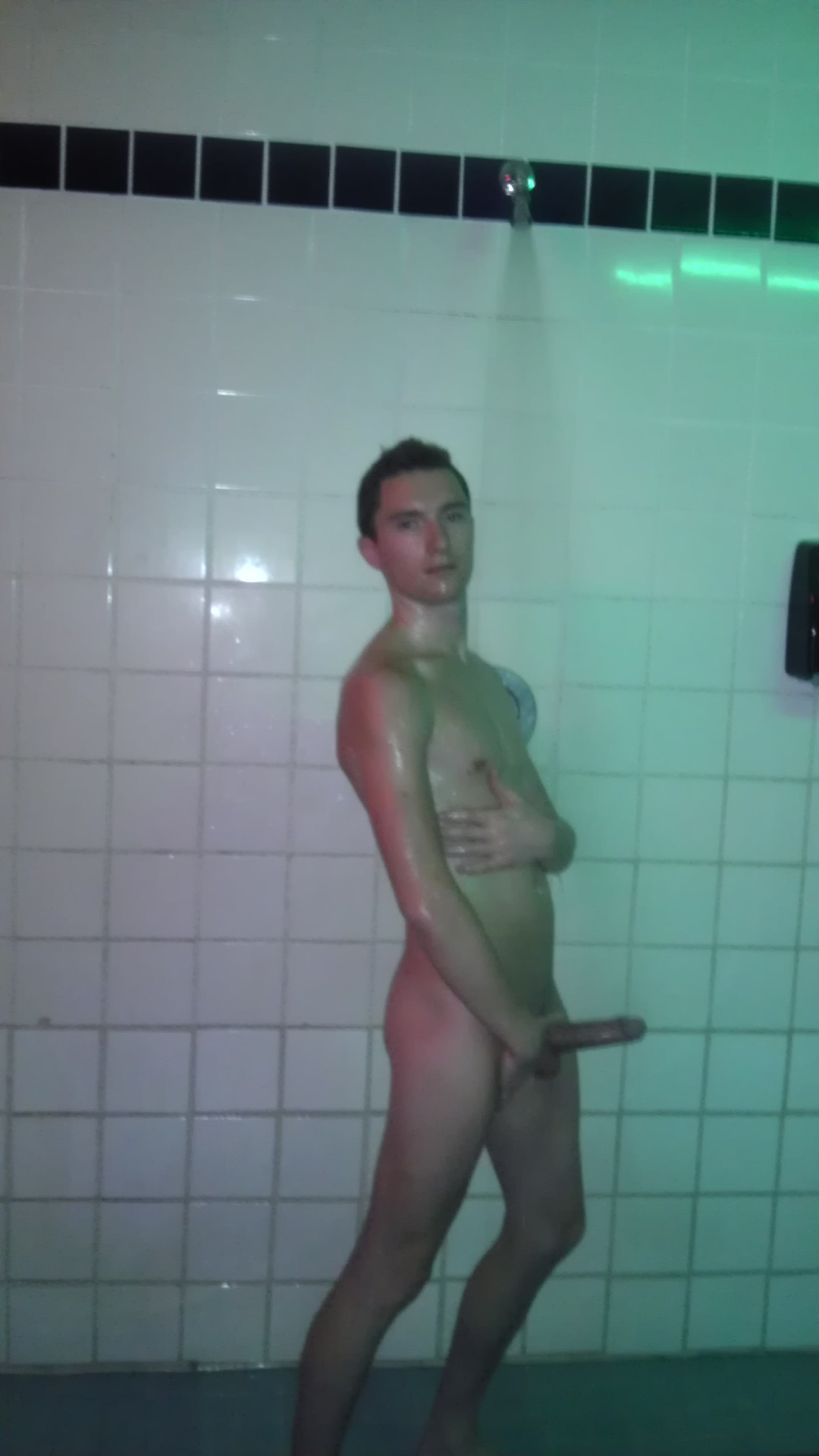 alejandro co add hardon in the shower photo