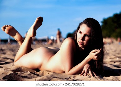 Beach Hot Nude pageant movies