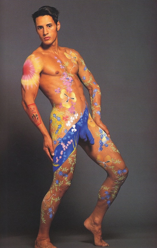 nude bodypainting