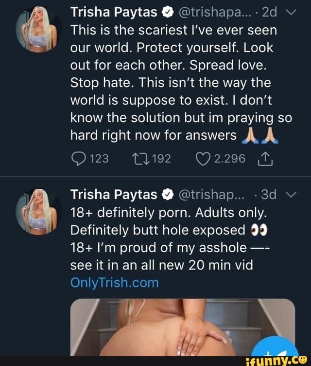 barry tran recommends Porn Trisha Paytas