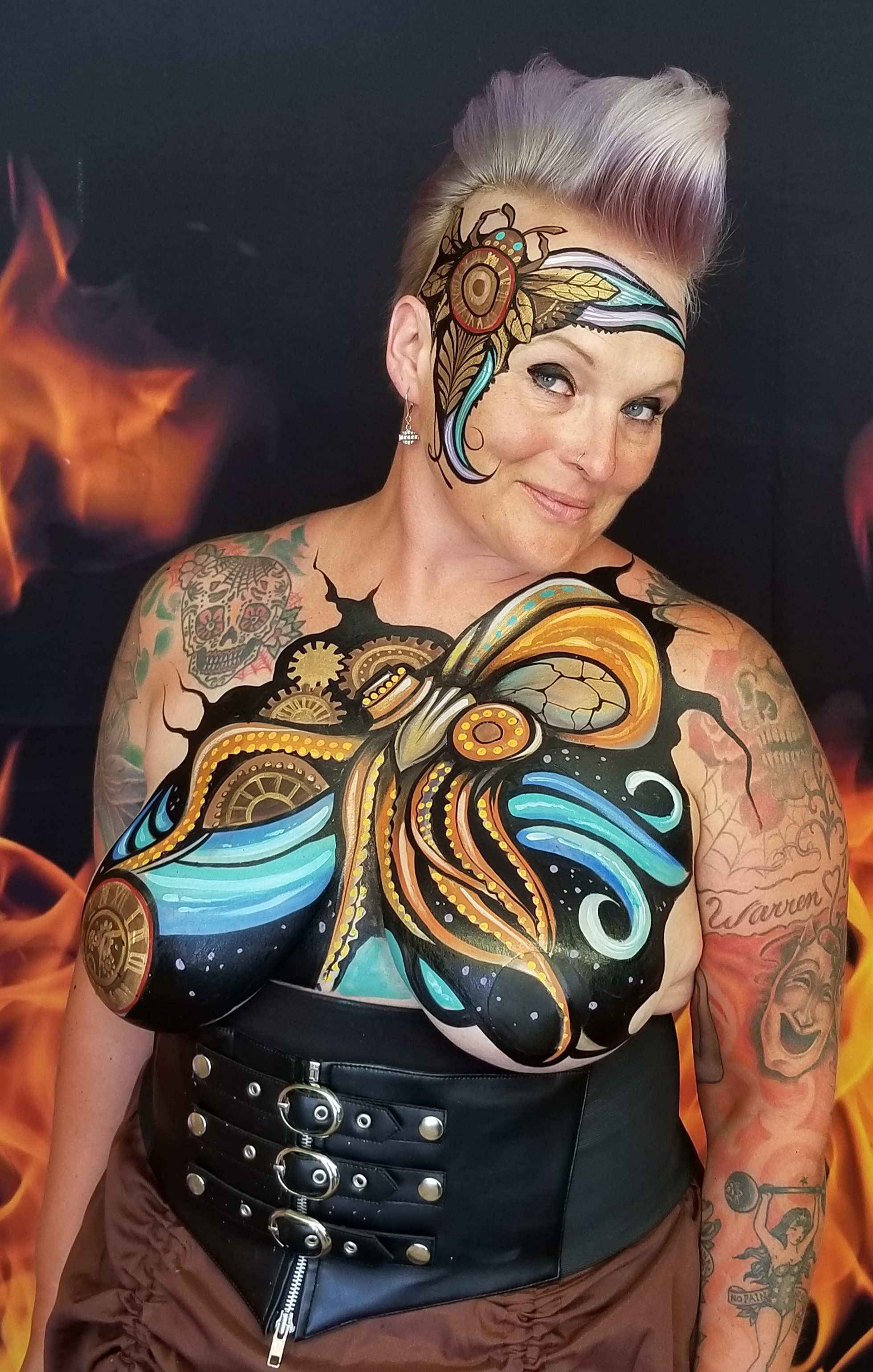 cris cone recommends Big Boobs Bodypaint