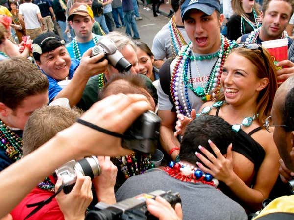 alex manigat share flashing tits mardi gras photos