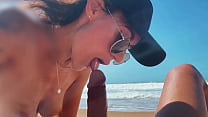 Best of Blow job nude beach