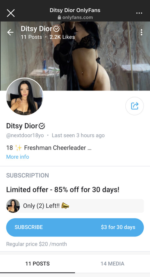 brenda duenez recommends dior onlyfans pic