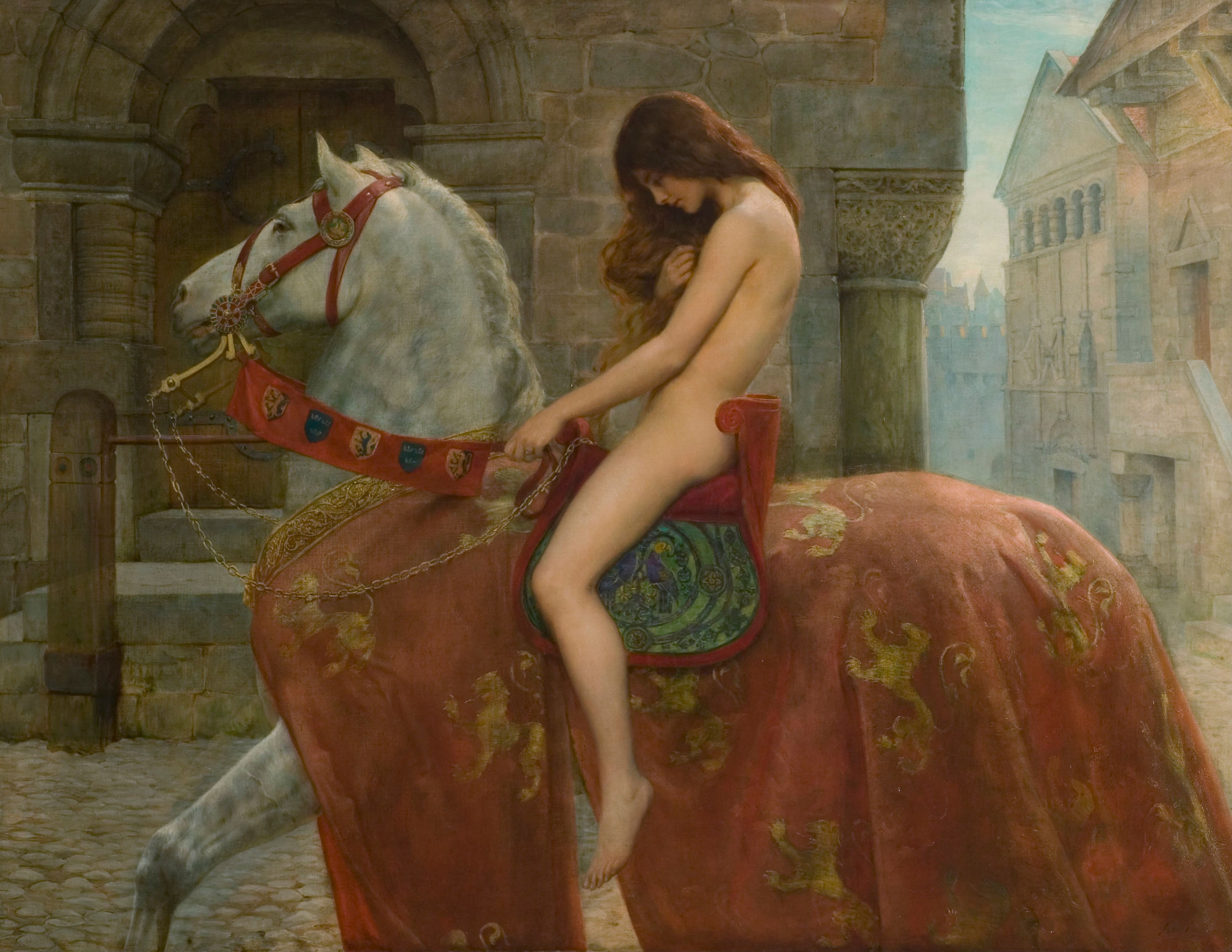 Best of Naked woman on horseback