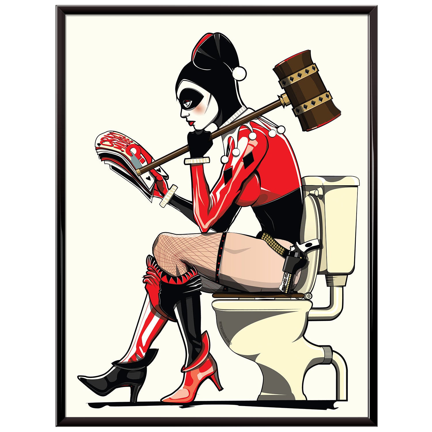 afzal rahman recommends harley quinn on toilet pic