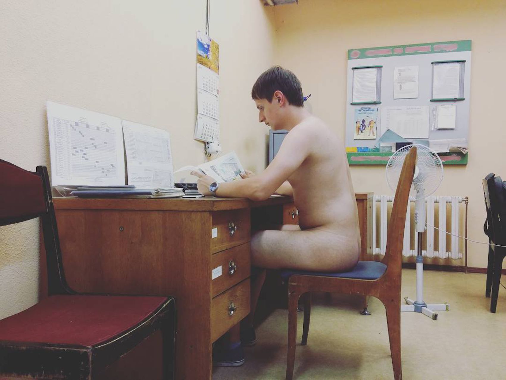 naked at work