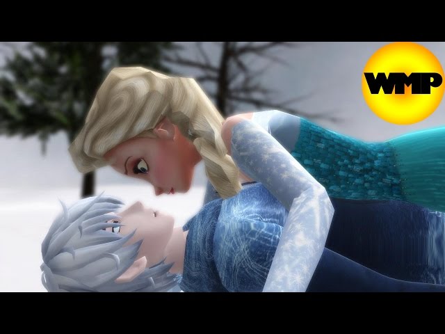 Best of Elsa and jack frost kissing