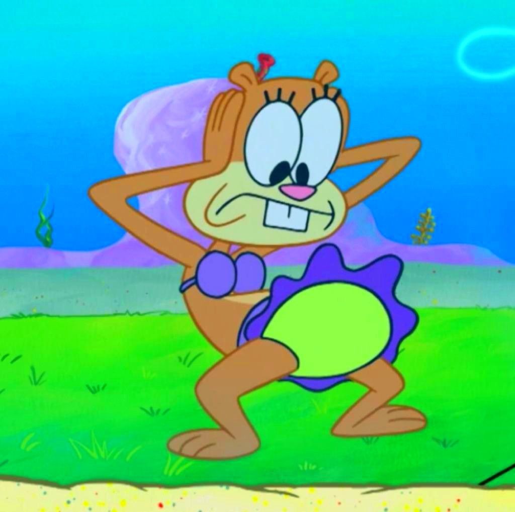 sandy cheeks hot