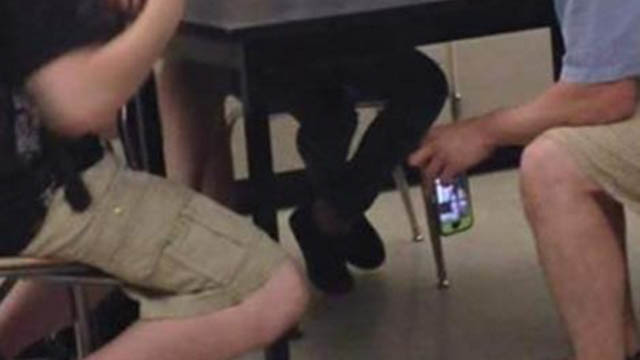 cassandra poulis recommends teacher thong slip pic