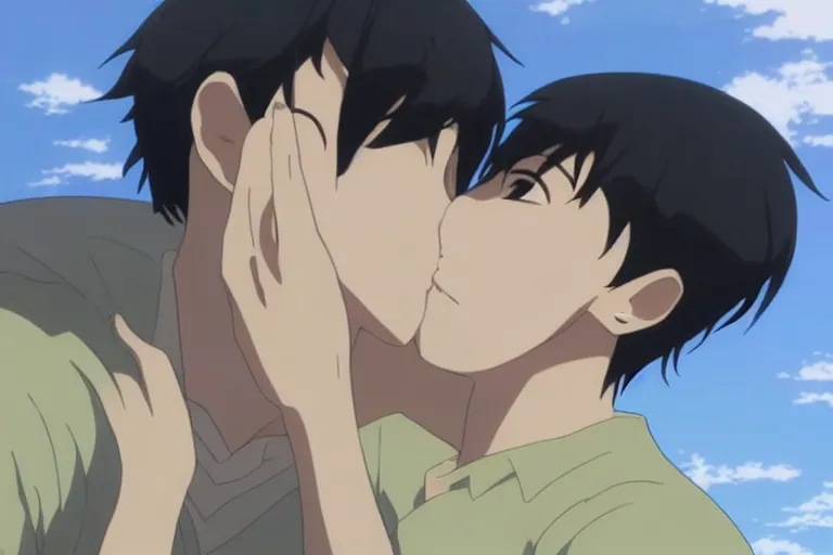 donna kershner recommends two anime guys kissing pic