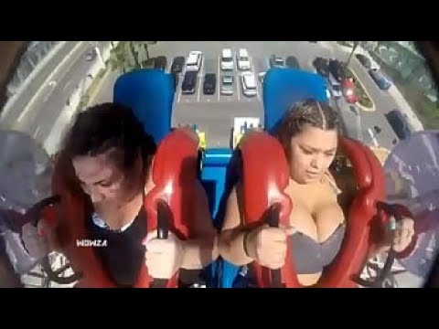 Boobs Pop Out On Slingshot spears pussy