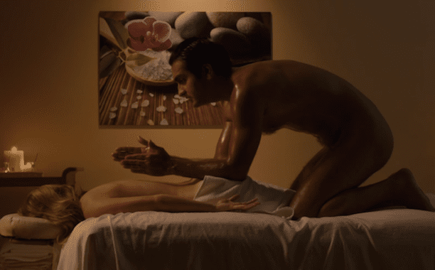 dude gets a hot massage from a sexy mature guy