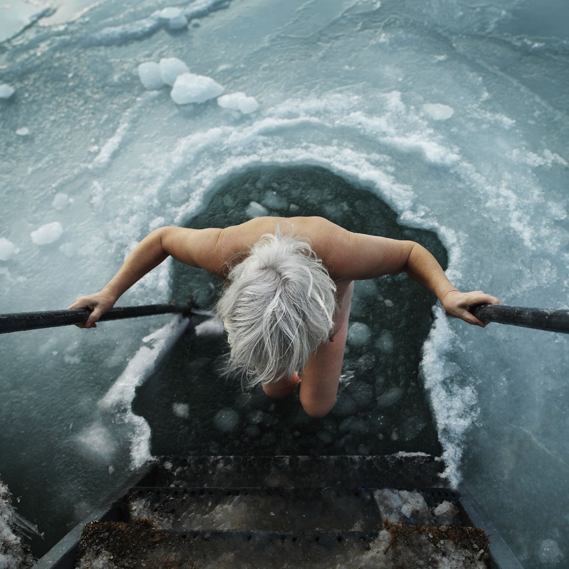 Best of Naked ice bathing