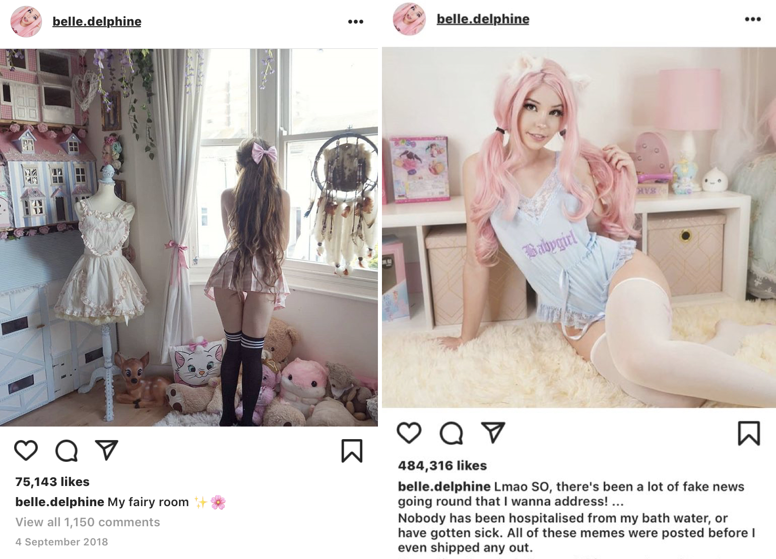 belle delphine pornographic