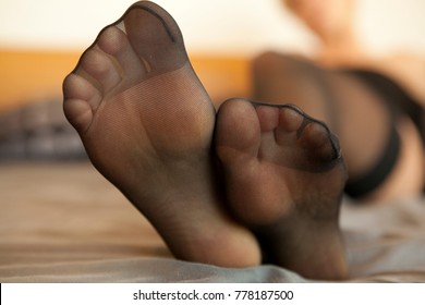 brittany aker recommends feet worship nylons pic