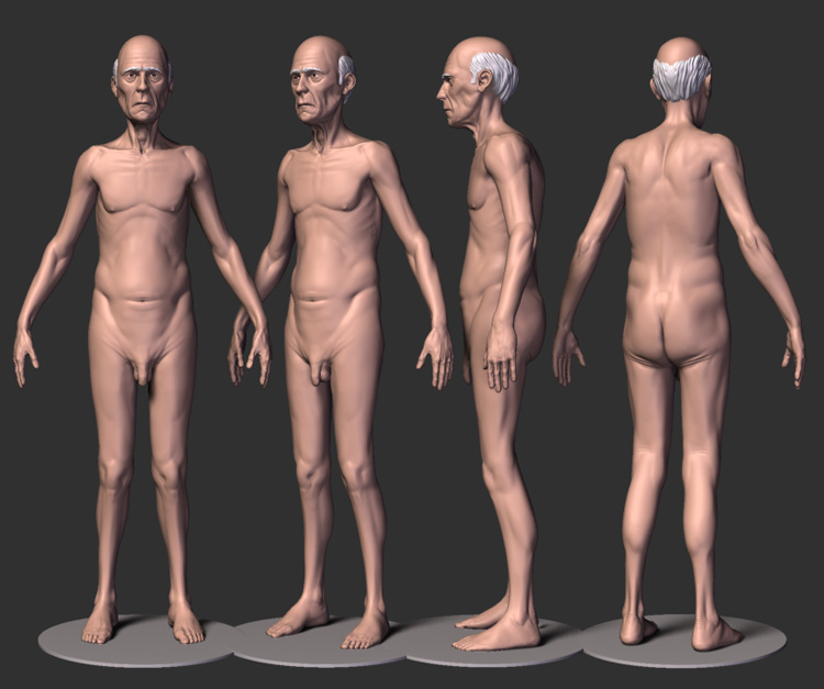 old man naked photos