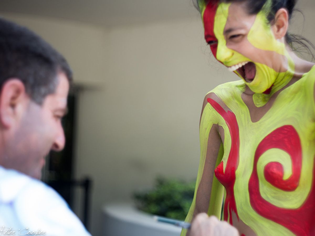 andy conger recommends Nude Body Paint Art