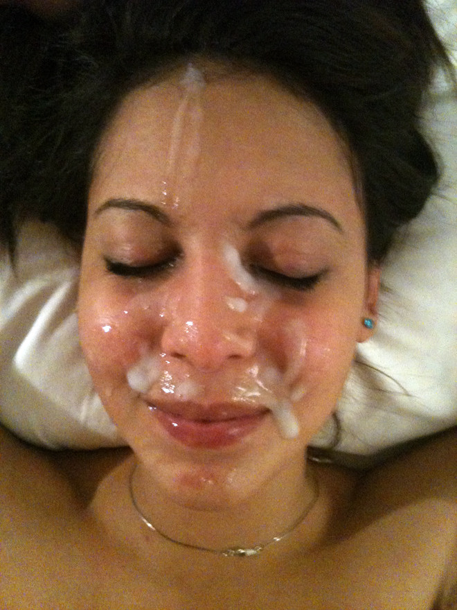 celebrity facial cumshot